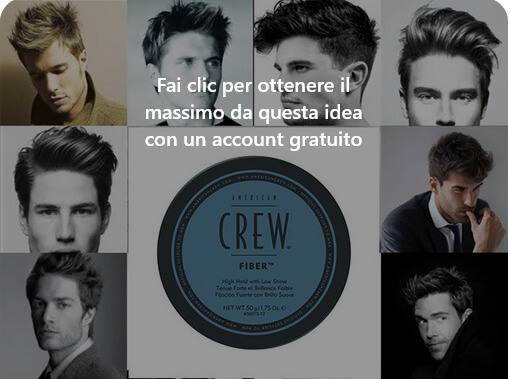 Cera per capelli uomo American Crew Fiber per acconciature uomo al top